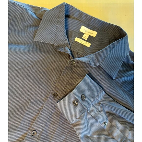 Mens Calvin Klein Infinite Cool No-Iron Long Sleeve‎ Button Up Shirt Size XL - Picture 1 of 5